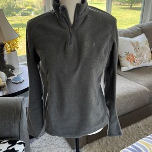 The North Face Women’s Charcoal Gray Quarter Zip Size Medium
